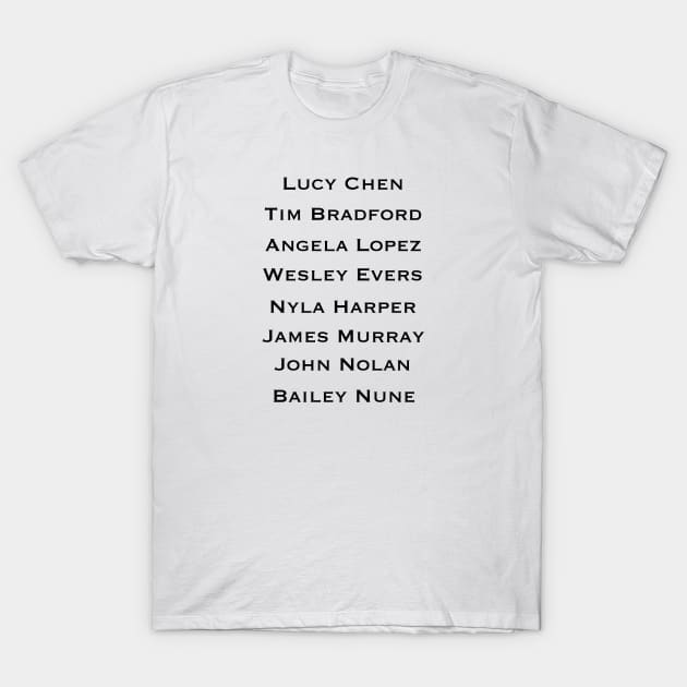 The rookie cast T-Shirt by SabsArt05